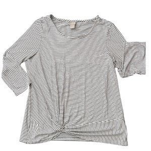 Chicos black and white shirt Size 1